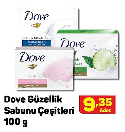 Dove Güzellik Sabunu Çeşitleri 100 g image