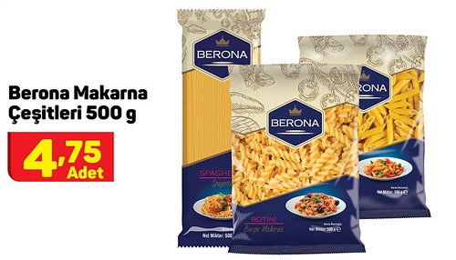 Berona Makarna Çeşitleri 500 g image