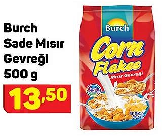 Burch Sade Mısır Gevreği 500 g image