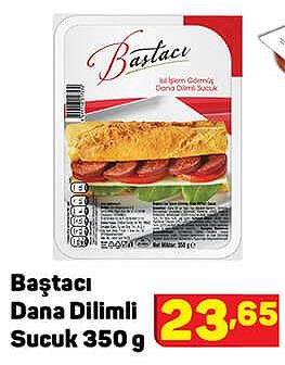 Baştacı Dana Dilimli Sucuk 350 g image