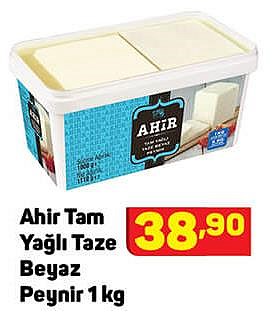 Ahir Tam Yağlı Taze Beyaz Peynir 1 kg image