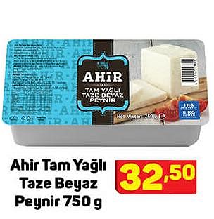 Ahir Tam Yağlı Taze Beyaz Peynir 750 g image