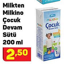 Milkten Milkino Çocuk Devam Sütü 200 ml image