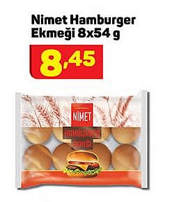 Nimet Hamburger Ekmeği 8x54 g image