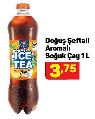 Doğuş Şeftali Aromalı Soğuk Çay 1 l image