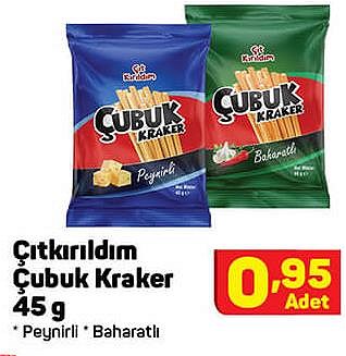 Çıtkırıldım Çubuk Kraker 45 g Çeşitleri image