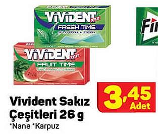 Vivident Sakız Çeşitleri 26 g image