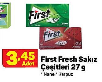 First Fresh Sakız Çeşitleri 27 g image