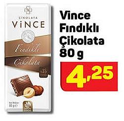 Vince Fındıklı Çikolata 80 g image