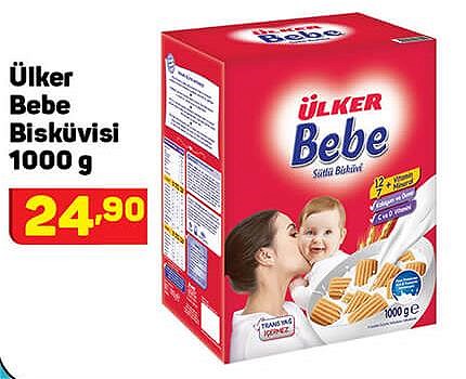 Ülker Bebe Bisküvisi 1000 g image