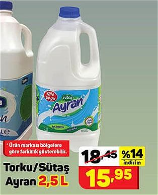 Sütaş Ayran 2,5 L image