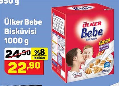 Ülker Bebe Bisküvisi 1000 g image