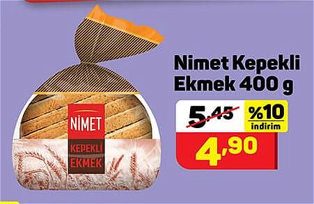 Nimet Kepekli Ekmek 400 g image