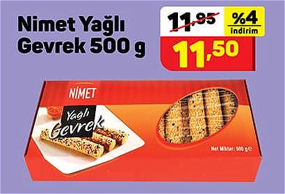 Nimet Yağlı Gevrek 500 g image