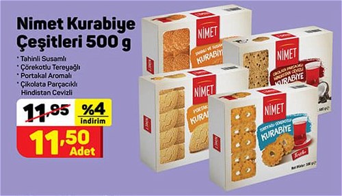 Nimet Kurabiye Çeşitleri 500 g image