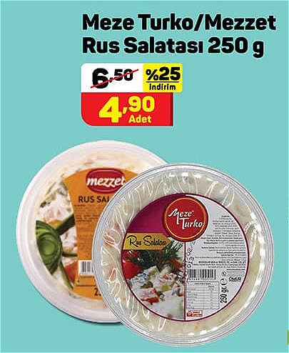 Meze Turko / Mezzet Rus Salatası 250 g image