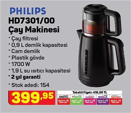 Philips HD7301/00 Çay Makinesi 1700 W image