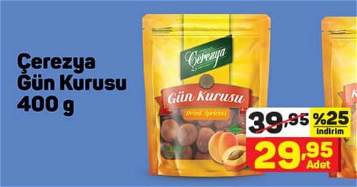 Çerezya Gün Kurusu 400 g image