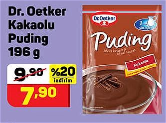 Dr.Oetker Kakaolu Puding 196 g image