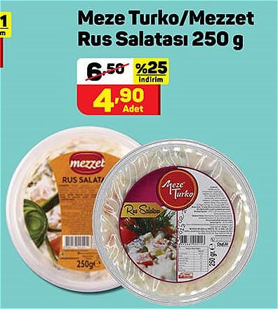 Meze Turko/Mezzet Rus Salatası 250 g image