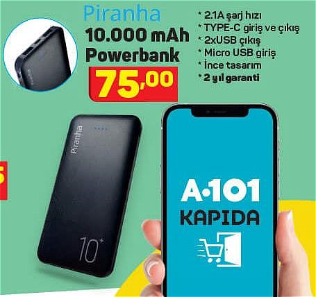 Piranha 10.000 mAh Powerbank image