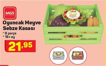 Mgs Oyuncak Meyve Sebze Kasası image