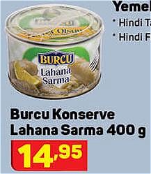 Burcu Konserve Lahana Sarma 400 g image