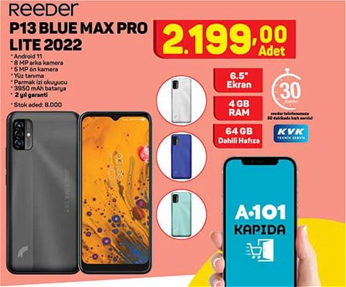 Reeder P13 Blue Max Pro Lite 2022 64 GB image