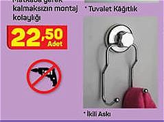Kilitli Vantuzlu Banyo Ürünleri/Adet image