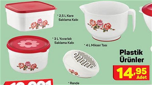 Kare Saklama Kabı 2,5 l image