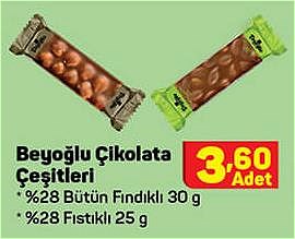 Beyoğlu Çikolata Çeşitleri 30/25 g image