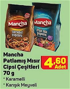 Mancha Patlamış Mısır Cipsi Çeşitleri 70 g image