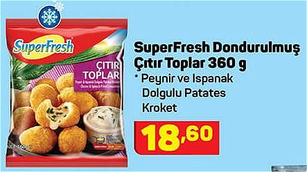 SuperFresh Dondurulmuş Çıtır Toplar 360 g image