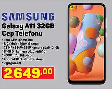 Samsung Galaxy A11 32 GB Cep Telefonu image