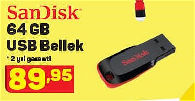 A101 Sandisk 64 GB Usb Bellek