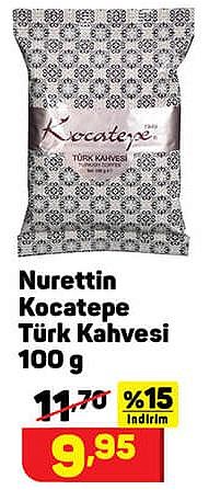 Nurettin Kocatepe Türk Kahvesi 100 g image