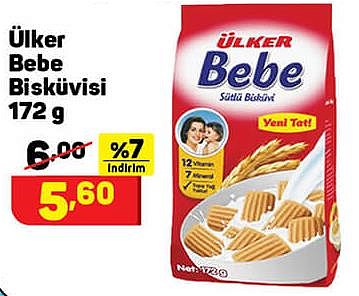 Ülker Bebe Bisküvisi 172 g image