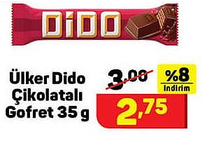 Ülker Dido Çikolatalı Gofret 35 g image