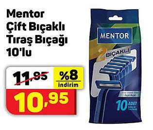 Mentor Çift Bıçaklı Tıraş Bıçağı 10'lu image