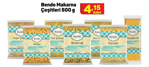 Bendo Makarna Çeşitleri 500 g image