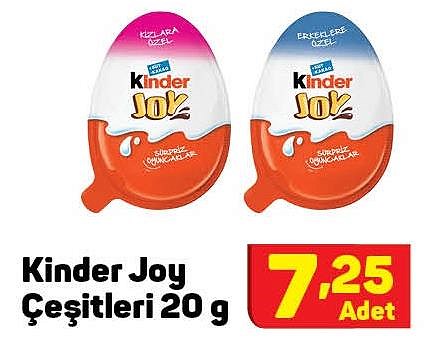 Kinder Joy Çeşitleri 20 g image