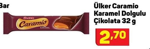 Ülker Caramio Karamel Dolgulu Çikolata 32 g image