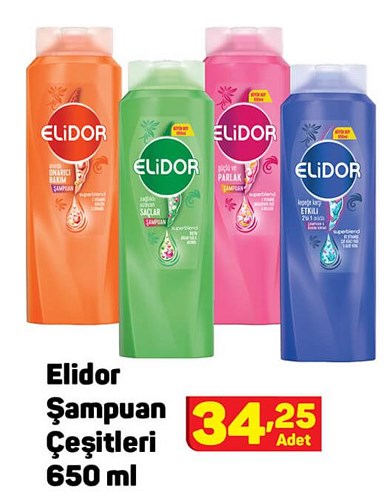 Elidor Şampuan Çeşitleri 650 ml image