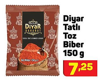 Diyar Tatlı Toz Biber 150 g image