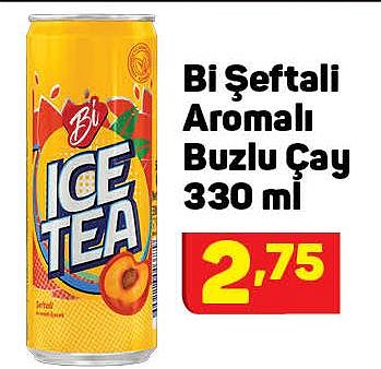 Bi Şeftali Aromalı Buzlu Çay 330 ml image