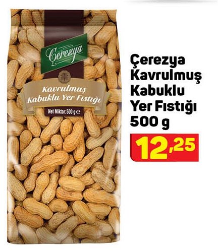 Çerezya Kavrulmuş Kabuklu Yer Fıstığı 500 g image