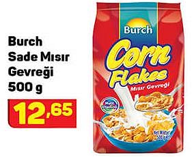 Burch Sade Mısır Gevreği 500 g image