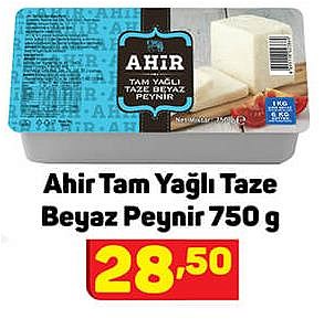 Ahir Tam Yağlı Taze Beyaz Peynir 750 g image