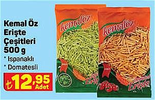 Kemal Öz Erişte Çeşitleri 500 g image