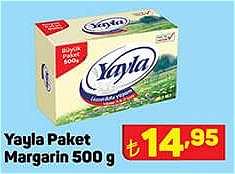 Yayla Paket Margarin 500 g image